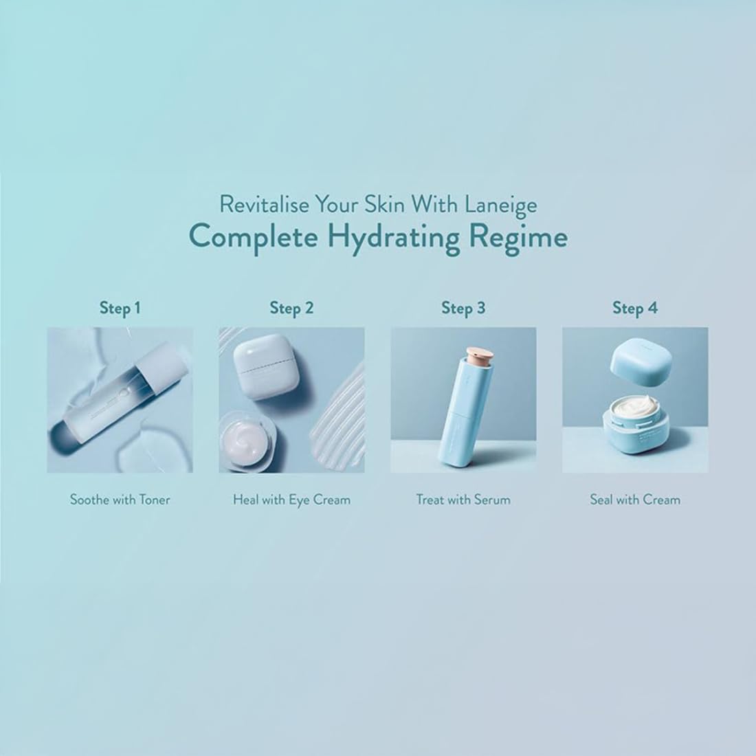 LANEIGE Water Bank Blue Hyaluronic Acid Reviatilizing Face Toner for Dry Skin | Hydrating Toner for Glowing Skin | Smooth Skin Texture | Non Sticky |For Men and Women | Korean Skincare Products-160ml