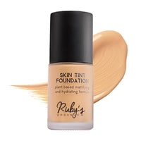 RUBY's ORGANICS Liquid Foundation for Face Makeup-Waterproof,Full Coverage Blendable,Long Lasting, Matte Finish and Poreless, Normal to Oily Skin, Vegan, Paraben and Silicon-Free, Shade Lm 01.8, 30Ml