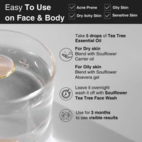 Soulflower Peppermint Essential Oil for Skin & Hair Growth, Hair Fall Control, Scalp |100% Pure & Natural Therapeutic Grade, Undiluted, Ecocert Cosmos Organic Certified, Mentha Piperita |10ml