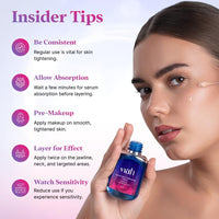 Viah Instant Skin Tightening Face Serum for Women | Anti-Ageing Face Serum for Women | Anti Wrinkle & Brightening | Firms, Hydrates, Smooths Fine Lines | Easyliance, Hyaluronic Acid &Lumicease 30ml