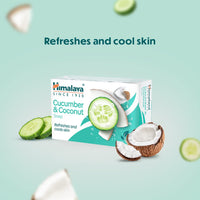 Himalaya Herbals Cucumber and Coconut Soap, 125g (Pack of 6)