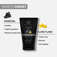 The Man Company De Tan Face Care Kit for Glowing & Moisturised Skin with Charcoal Face wash, Scrub & Moisturizing Cream - Set of 3