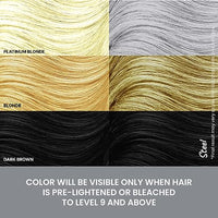 2.Oh! Italian- Steel Grey Hair Color For Women & Men | Ammonia-Free DIY Semi Permanent Hair Color | Enriched with Argan Oil | Lasts upto 5-6 Washes (Pack of 2)