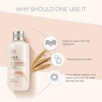 The Face Shop Rice&Ceramide Moisturizing Emulsion With Rice Extracts|Light Weight Emulsion|Locks Moisture For 12 Hours,For Soft And Glowing Skin |Korean Beauty Products For All Skin,150Ml,Liquid