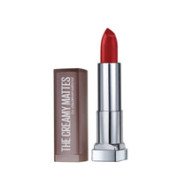 Maybelline New York Color Sensational Creamy Matte Lipstick, 696 Burgundy Blush, 3.9g and Maybelline New York Color Sensational Creamy Matte Lipstick, 634 Bold Crimson, 3.9g