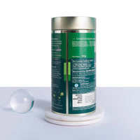 A TATA Product - Organic India Tulsi Green Tea Classic Loose Leaves - 100g, Stress Relieving, Uplifts Mood, Rich in Antioxidants, Blend of Rama, Krishna & Vana Tulsi, Certified Organic