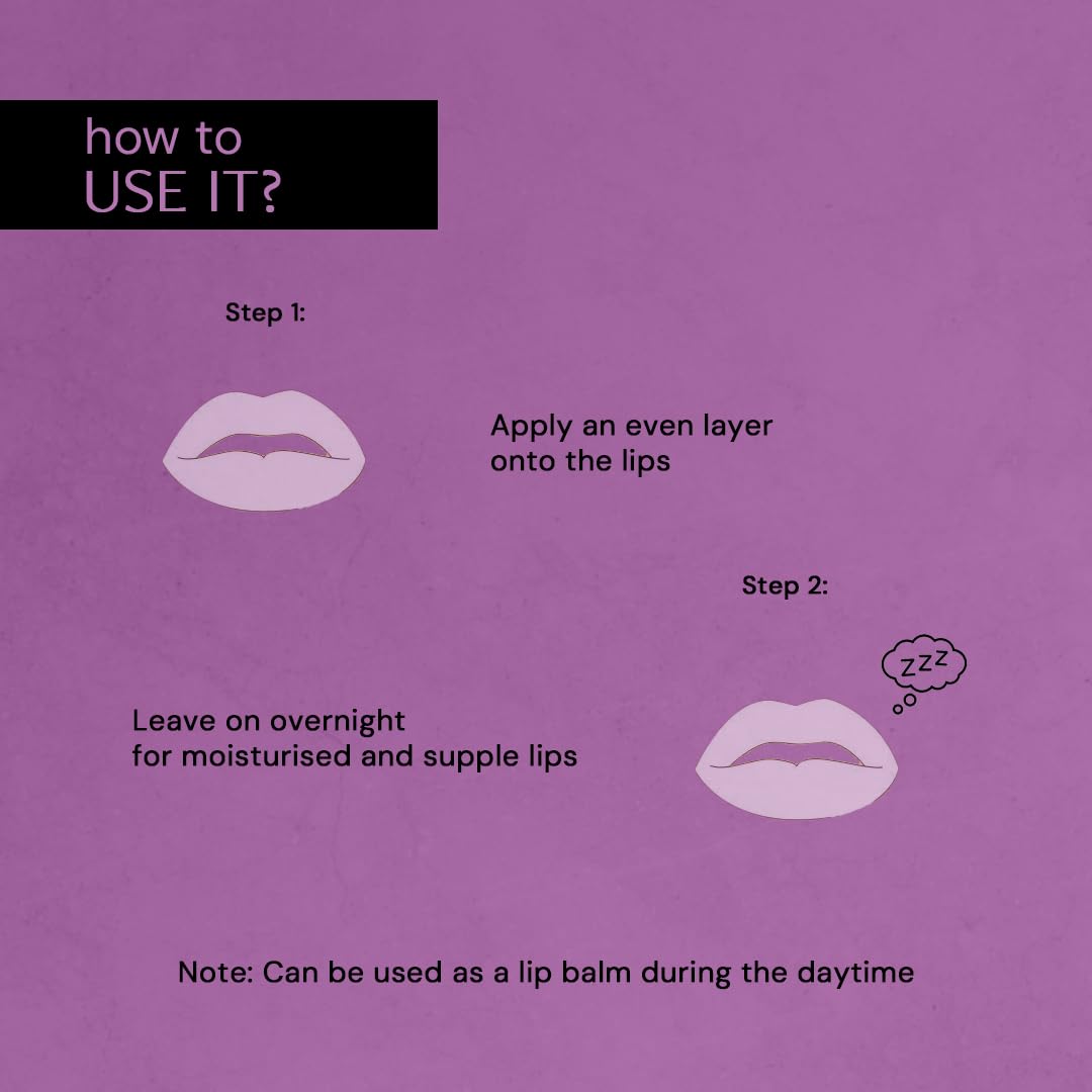 Deconstruct Lip Mask | Collagen And Peptide Lip Sleeping Mask For Dry Lips | For Women And Men | 8Gm,Clear