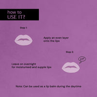 Deconstruct Lip Mask | Collagen And Peptide Lip Sleeping Mask For Dry Lips | For Women And Men | 8Gm,Clear