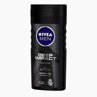 Nivea Men Shower Gel, Deep Impact Cleansing Body Wash, Men, 250ml & Men Shower Gel, Cool Kick Body Wash, 250ml