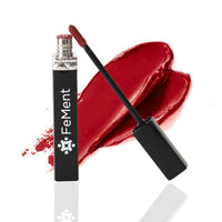FeMent Clean Beauty Matte Liquid Lipstick For Women, Highly Pigmented, Long Lasting, TransferProof, Lip Makeup, Smudge Proof - 6.5 ML (SCANDALOUS)