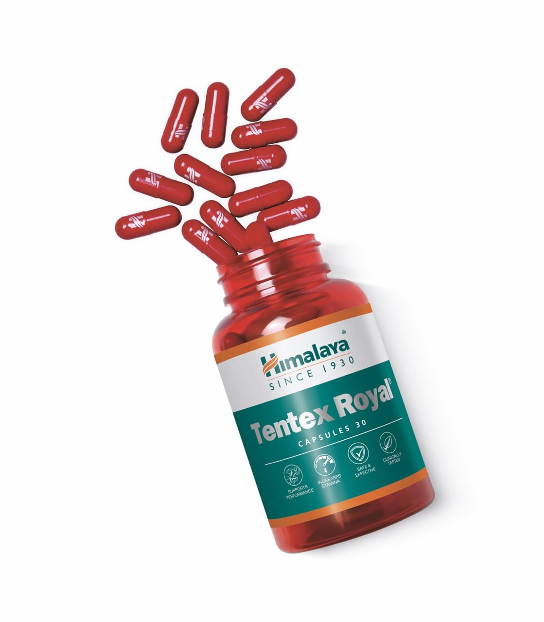 Himalaya Tentex Royal for Men | 30 Capsules | Herbal Formulation I Helps Improve Physical Performance I Clinically tested I Improves Strength & Stamina
