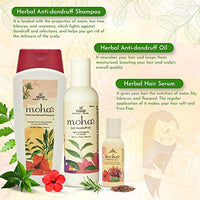 moha: Anti-Dandruff Hair Care Kit Which Includes Herbal Anti-Dandruff Shampoo (100 Ml) + Anti-Dandruff Hair Oil (200 Ml) + Herbal Hair Serum (100 Ml) For Healthy Hair | Unisex Product