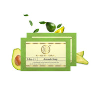 KHADI NATURAL Herbal Avocado Soap| Nourishes Skin| Hyderates Skin| Pack of 2 | (125 * 2) (2050gm)
