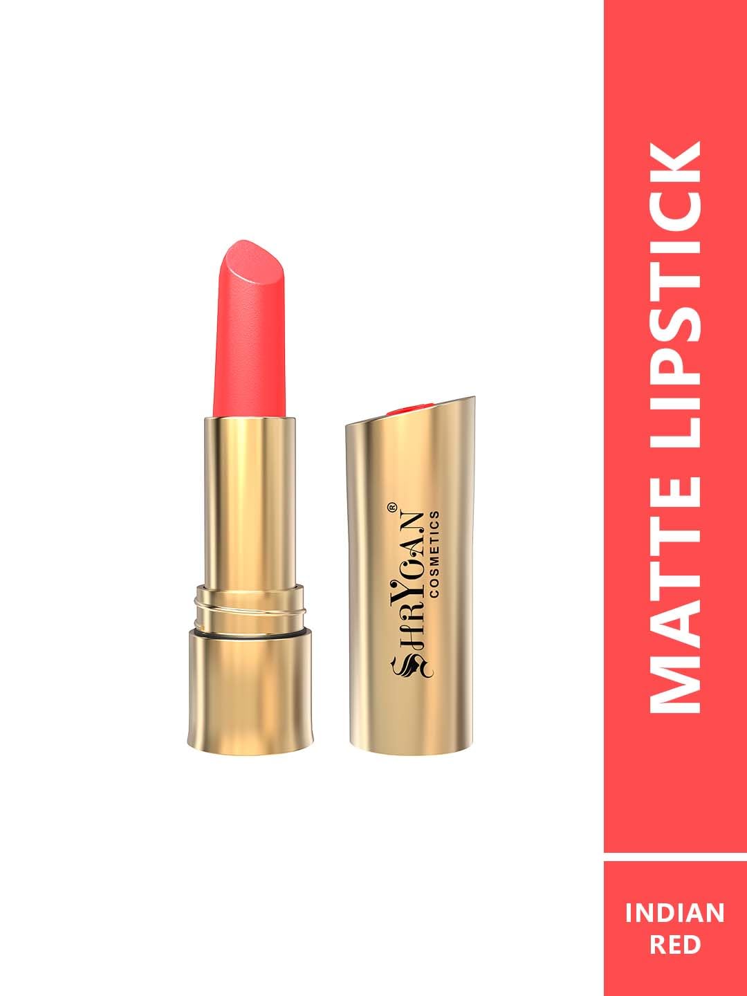 Shryoan Women's Long Lasting Non-Transfer Matte Lipstick| Smudge & Waterproof Lipstick With 24 Hr Stay (Shade 01)