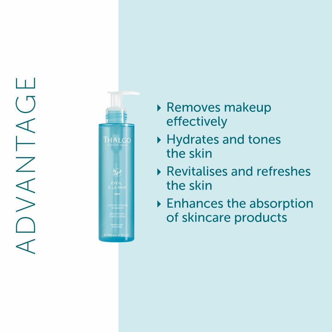 Thalgo Beautifying Tonic Lotion | Hydrating Toner for Radiant Skin | Safe for All Skin Types