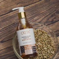 Otrix Naked Raw Coffee Body Wash with Catechins, Exfoliating and Nourishing Formula with Natural Oils, For Men and Women, 290ml