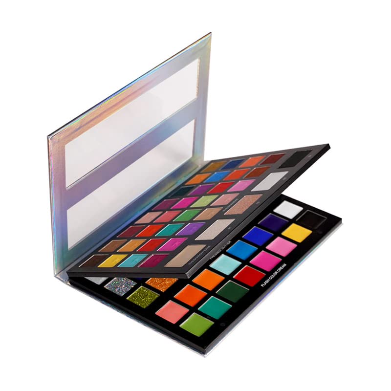 SHOPAAREL Talk To My Eyeshadow (All in one Eyeshaow palette) Shimmery, Powder and Glittery Finish