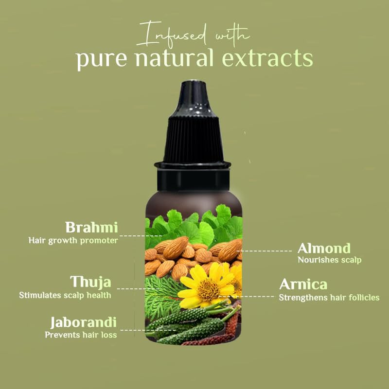 Richfeel Hair Nourisher Oil| For Hair Fall Control | Hair Growth Treatment | Trichologist Developed Formula | High Concentration |10 ml