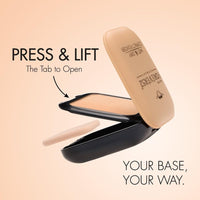 Forever52 Daily Life Dual Wet and Dry Compact With Sponge and Mirror (12g - Honey), Natural