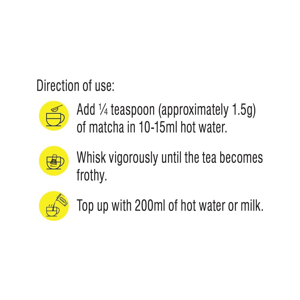 Tetley Japanese Matcha Tea, Sourced From Japan, 50g