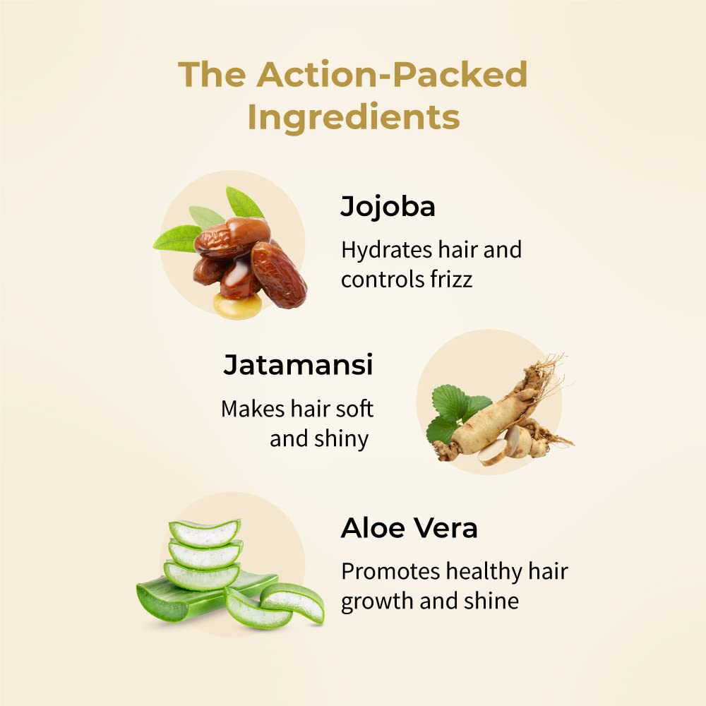 Vedix Ayurvedic Hair Mask, Customized Druti SheaCare Deep Nourish Hair Mask for Dry and Frizzy Hair with Jojoba + Jatamansi + Aloe Vera - 200gm