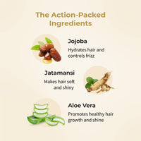 Vedix Ayurvedic Hair Mask, Customized Druti SheaCare Deep Nourish Hair Mask for Dry and Frizzy Hair with Jojoba + Jatamansi + Aloe Vera - 200gm