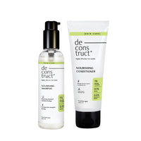 Deconstruct Nourishing Shampoo & Conditioner Duo | With Keratin, Biotin & Murumuru Butter | Removes Excess Oil & Reduces Frizziness | Smoothens & Strengthens Hair | For Men & Women | 200ml + 200g