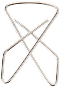 ACCO Ideal Butterfly Paper Clamps, Steel Wire, Small 1.5 Inch Size, 100 Sheet Capacity, Silver, 50 Clamps per Box (A7072620) 50 Count (Pack of 1)