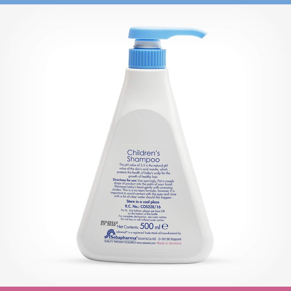 Sebamed Childrens' Shampoo, 500ml & Seba med gentle baby wash (50ml)