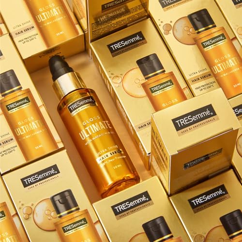 TRESemme Gloss Ultimate Ultra Shine Hair Serum 50ml with Macadamia Oil & Vitamin E, for Super shiny Finish