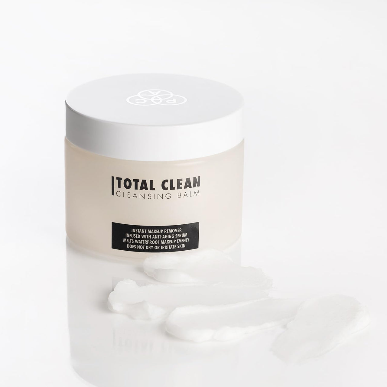 PAC Total Clean Cleansing Balm for Face | Dirt Dissolving Waterproof Makeup Remover with Anti-Aging Serum | Removes Excess Dirts, Detoxifies & Cleanses | Parabeen-Free | For All Skin Type - 80g
