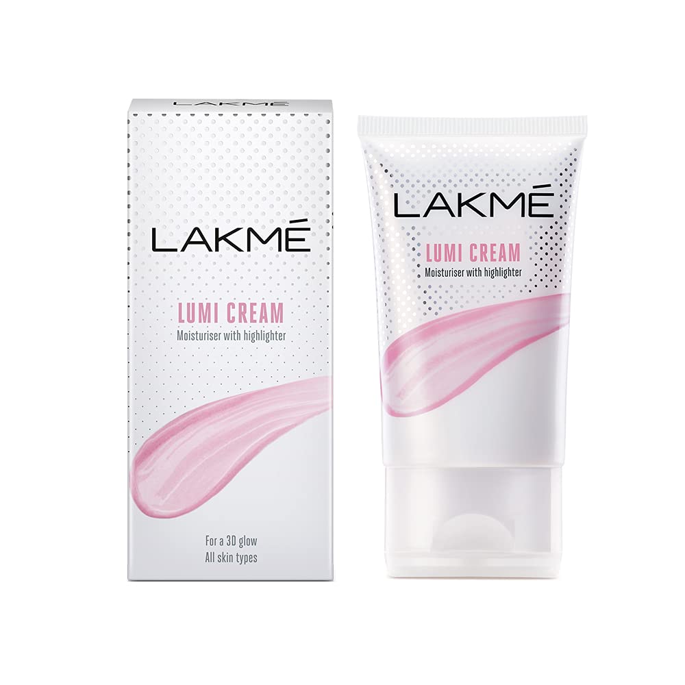 Lakmé Sun Expert Tinted Sunscreen 50 SPF, 100 g & Lakmé Lumi Cream,Moisturizer with highlighter, Enriched with Niacinamide for all skin type,30 gm