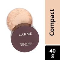 LAKMÉ © Rose Natural Face Powder for Oily Skin Type, Soft Pink, 40G And 9 To 5 Complexion Care Face Cream, Bronze, 30G