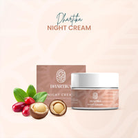 Dhartika Night Cream - Anti-Aging & Nourishing, Enriched with Ceramide Complex & Rosehip Oil