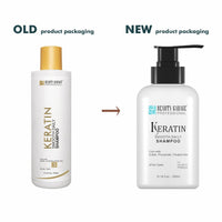 Beauty Garage Keratin Shampoo for Women and Men, 300ml Paraben-Free & Sulfate Free Shampoo, Moisturizing Smooth Daily Use for All Hair Type