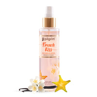 Pilgrim French Kiss Body Mist (Vanilla with starfruit)| Vanilla body mist for women long lasting| Sensual fragrance | Body spray| Romance perfume for women| Designed in France| 150 ml