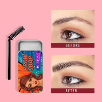 Shryoan Styling Eyebrow Soap Kit, Brow Styling Soap, Long Lasting Waterproof Smudge Proof Eyebrow Styling Pomade for Natural Brows Pack of 1 (10 gm)