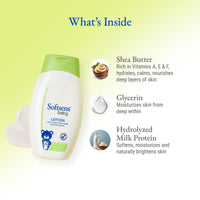 Softsens Baby Nourishing Lotion with Milk Cream & Shea Butter For Face & Body, Moisturizer for Kids 200ML (Pack of 1)