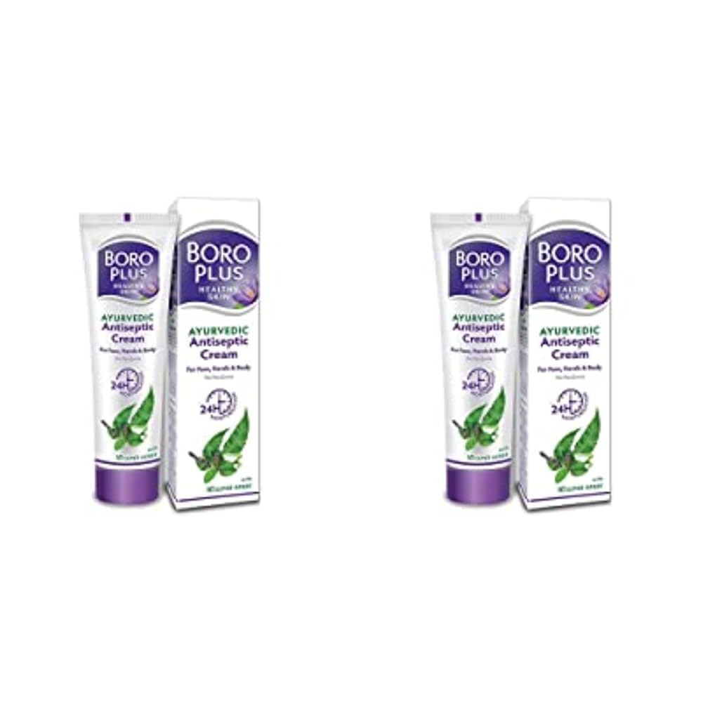 Boroplus Antiseptic Cream Provides 24Hrs Moisturisation Ayurvedic Cream For All Aeasons Hand Cream, Body Cream & Face Cream, Moisturises Dry Skin With Goodness Of Neem, Tulsi And Aloe Vera, 120Ml