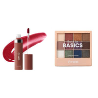MARS Drip Lip Mist for Women (4.5 ml) (03-Rosewood Drip) 12 Shades Back to Basics Eyeshadow Palette with Free Applicator (14.4 gm) (Shade-01)
