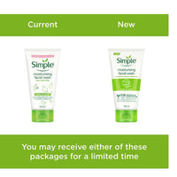 Simple Kind To Skin Moisturising Facial Wash 150 ml for normal to dry skin | 100% soap-free gentle cleanser for women & men