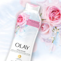 Olay Fresh Outlast Rose Water & Sweet Nectar Body Wash (650ml)