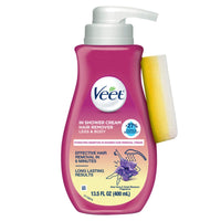 Veet Botanic In Shower Cream Hair Remover 13.5oz Pump