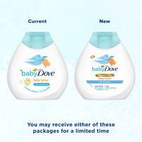 Baby Dove Rich Moisture Baby Lotion 200 ml | Gentle Baby Lotion for Baby's Soft Skin | Body Lotion for Kids | Hypoallergenic, No Sulphates, No Parabens