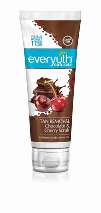 Everyuth Naturals Chocolate and Cherry Tan Removal Scrub and Face Pack (50gram each)