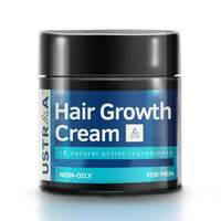 USTRAA Hair Growth Cream - 100 g - with Onion Extract, Neelbhringadi, Blackseed Oil - Helps boost hair growth, Prevents hair fall - No Parabens, No Mineral Oil