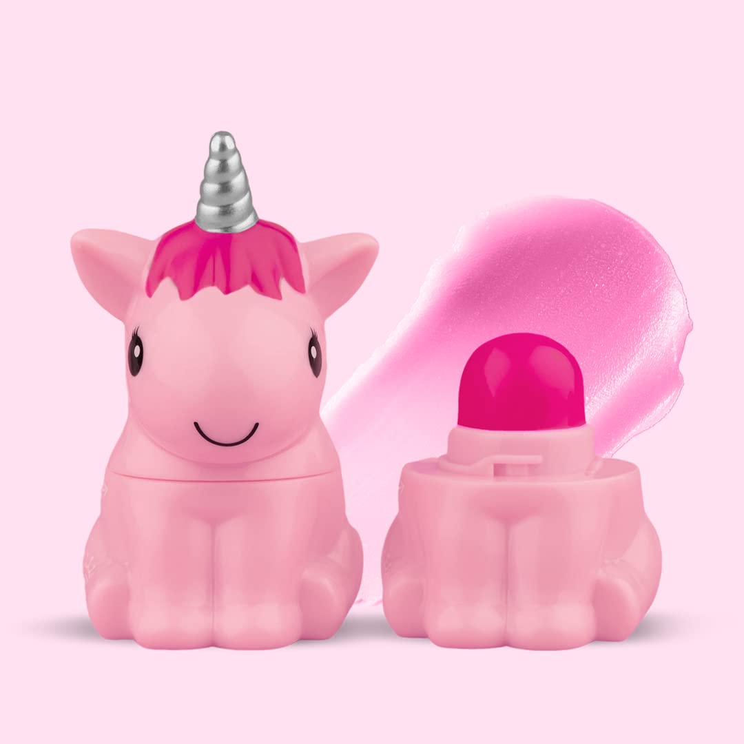 RENEE Princess Snowball Lip Balm 3gm for Pre-teen Girls | Color - Pink and RENEE Fab 5 5-in-1 Lipstick 7.5gm