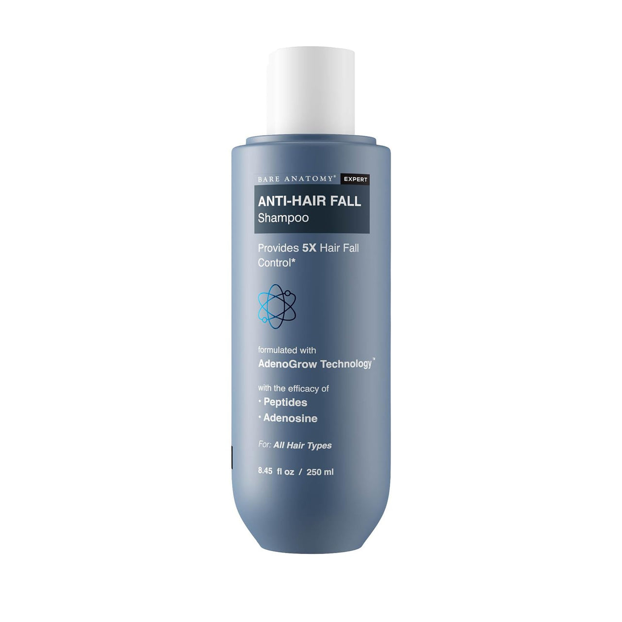 Bare Anatomy Anti Dandruff & Hair Fall Shampoo - 250ml (5 Pack) for All Hair Types - Unisex-Adults