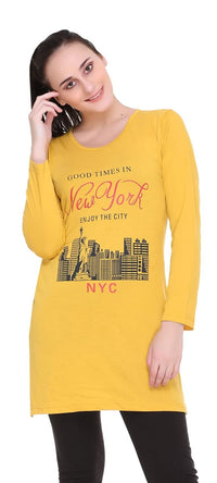 In Love Women's  Long Knee Length Night Wear Tshirts