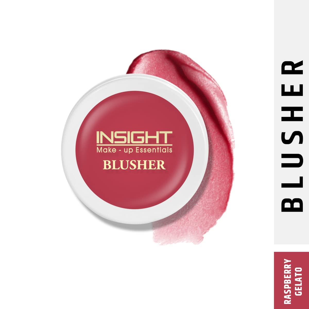 Insight Cosmetics Crème Blusher, Face Makeup, Dusty Rose, 3.5 gm(B-02=03) Crème Blusher, Face Makeup, Raspberry Gelato, 3.5 gm(B-02=02)